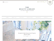 Tablet Screenshot of beauty-library.com